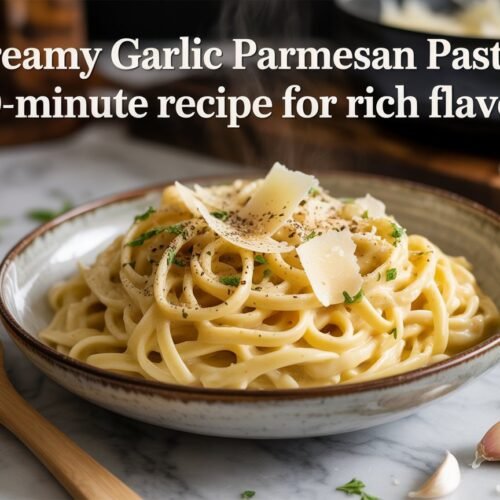 creamy garlic parmesan pasta