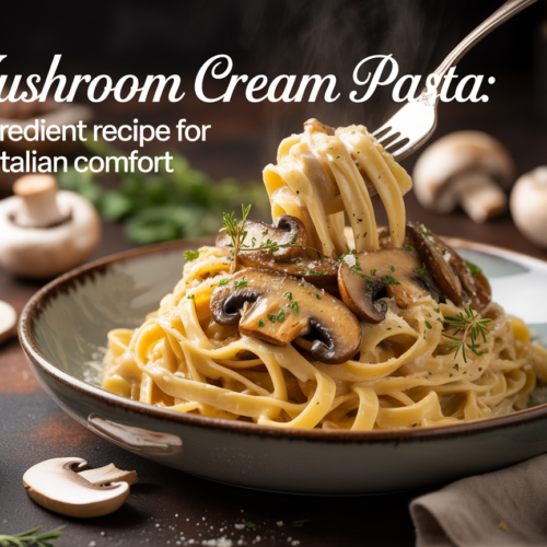 mushroom cream pasta