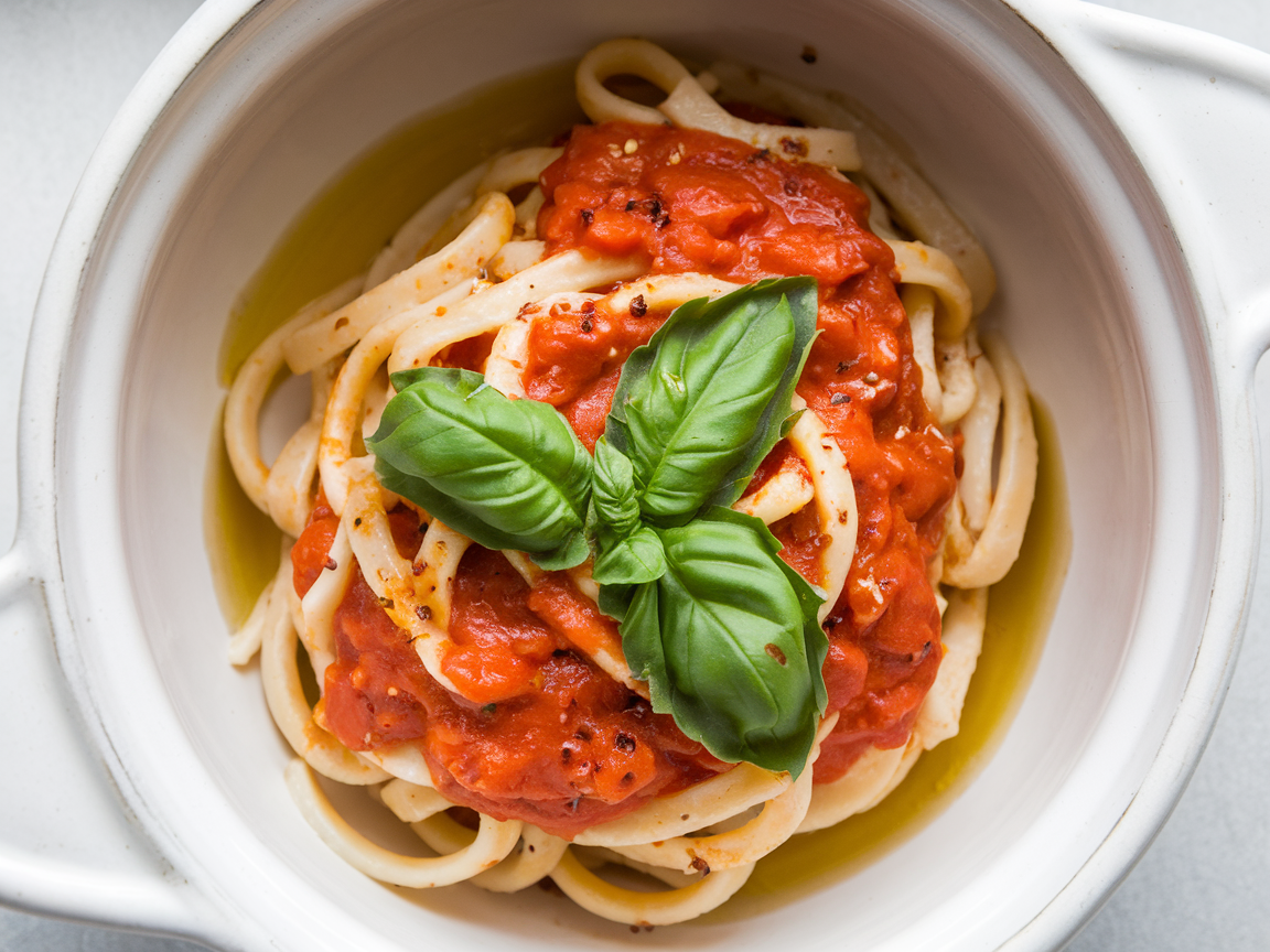 Best Tomato Basil Light Pasta